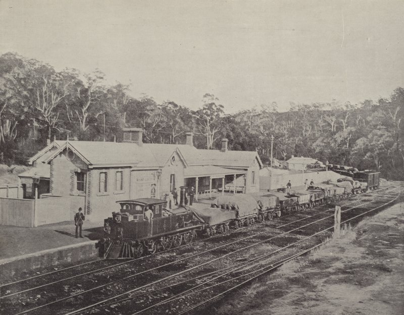 Estación de tren Mount Lofty, ferrocarril de Adelaida a Melbourne de English Photographer