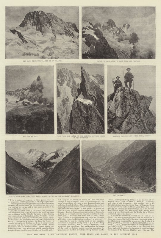 Montañismo en el suroeste de Francia, algunos picos y pasos en los Alpes del Delfinado de English Photographer