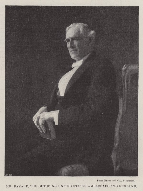 Sr. Bayard, el embajador saliente de Estados Unidos en Inglaterra de English Photographer