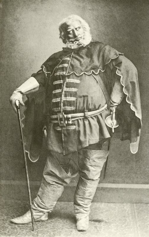 Mr Beerbohm Tree como Falstaff (gravure) de English Photographer