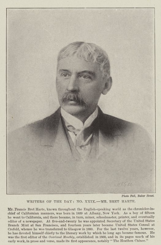 Sr. Bret Harte de English Photographer
