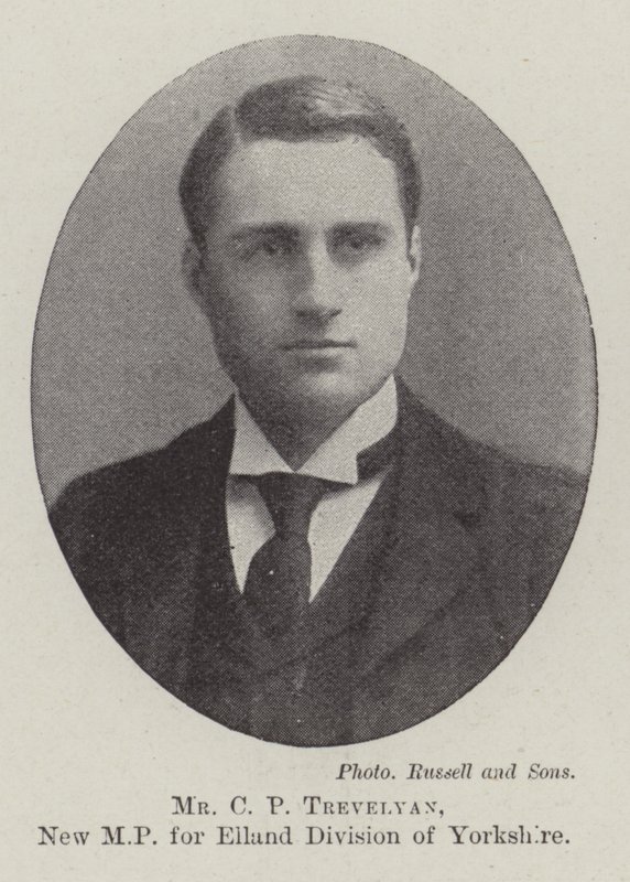 El Sr. C P Trevelyan, nuevo MP por la división de Elland en Yorkshire de English Photographer