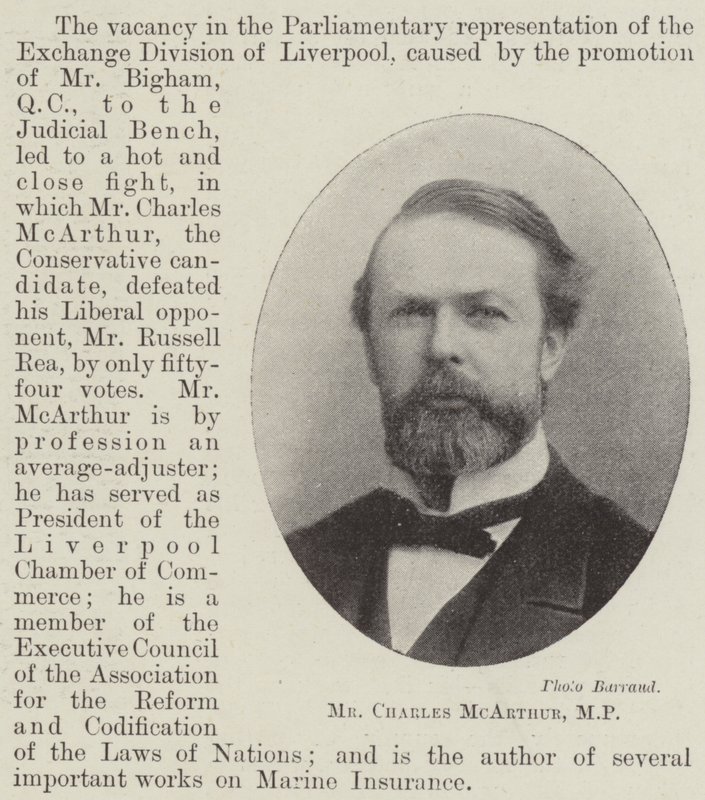 Sr. Charles McArthur, MP de English Photographer