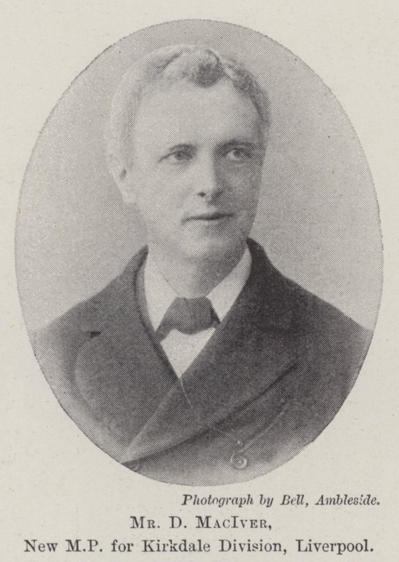 Sr. D. MacIver, nuevo MP para la División de Kirkdale, Liverpool de English Photographer