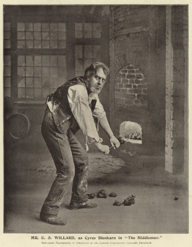 Señor E S Willard, como Cyrus Blenkarn en The Middleman de English Photographer