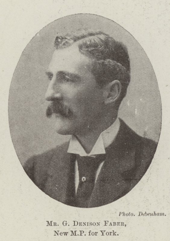 Sr. G Denison Faber, Nuevo MP por York de English Photographer