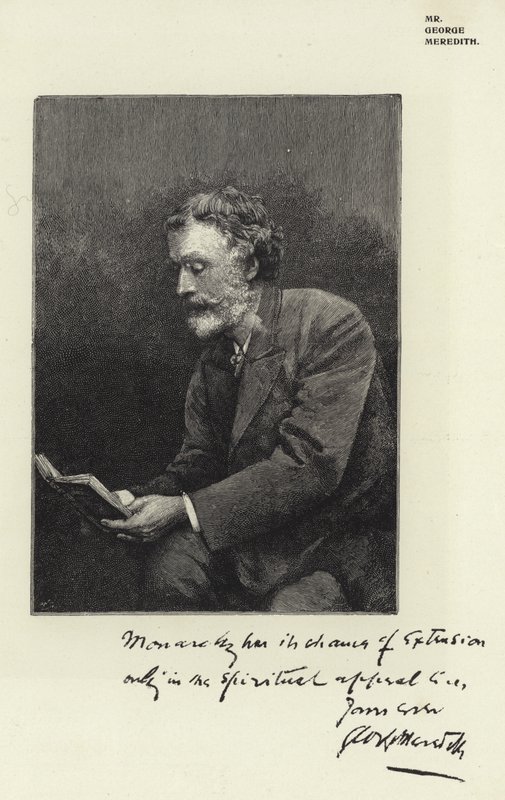 Sr. George Meredith de English Photographer