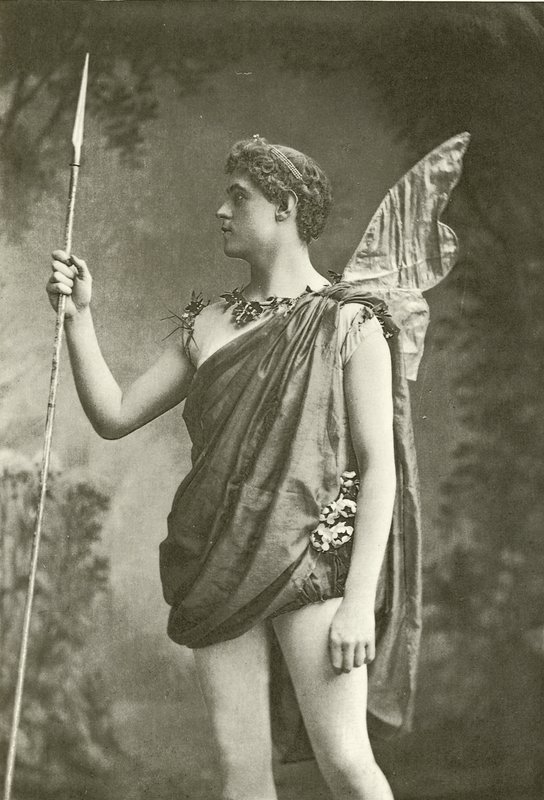 Mr Otto Stuart como Oberon (gravure) de English Photographer