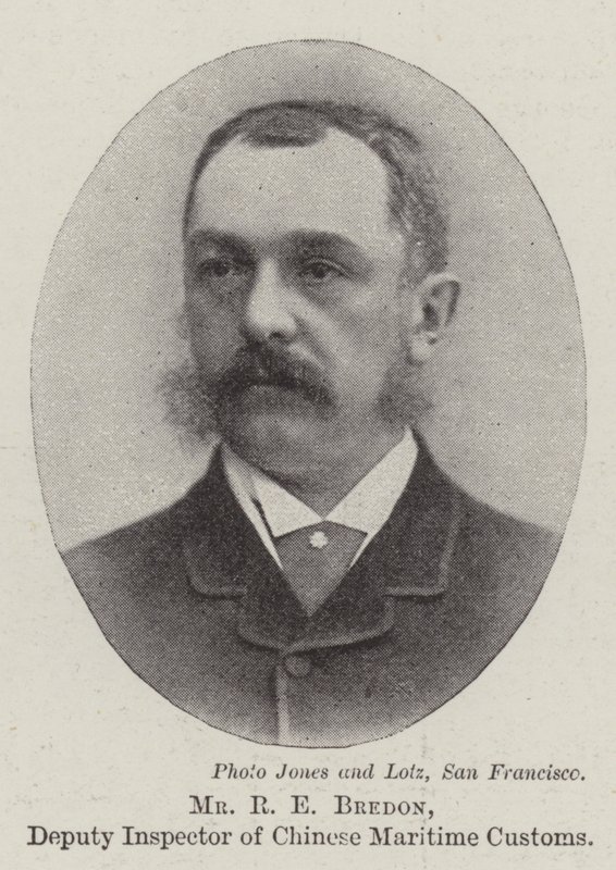 Sr. R E Bredon, Inspector Adjunto de Aduanas Marítimas Chinas de English Photographer