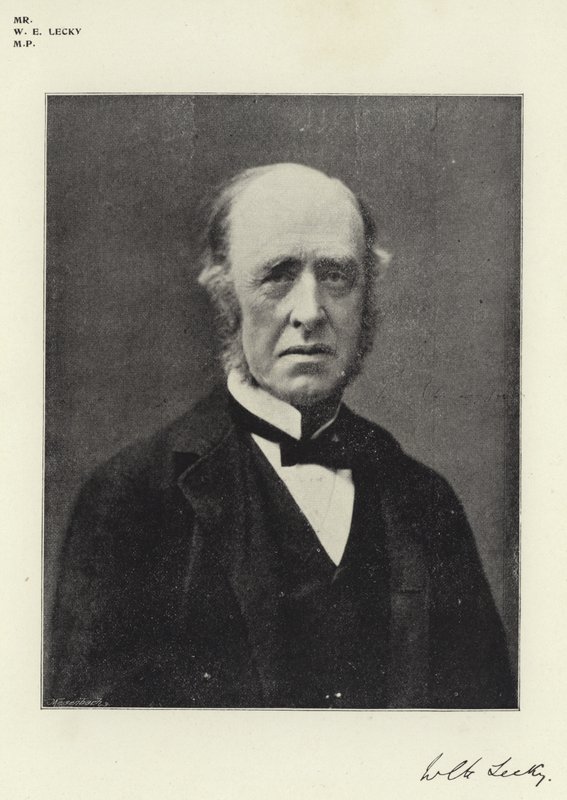 Sr. W E Lecky, MP de English Photographer