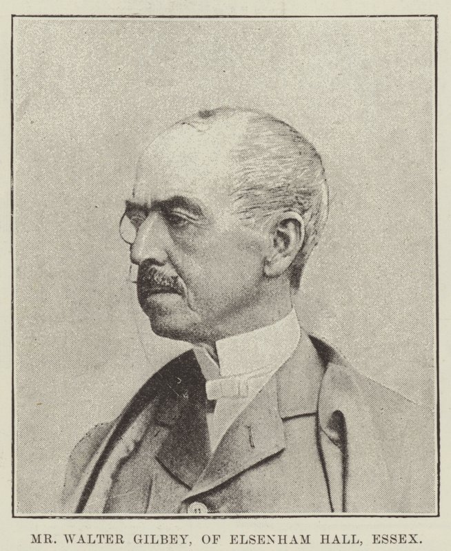 El Sr. Walter Gilbey, de Elsenham Hall, Essex de English Photographer