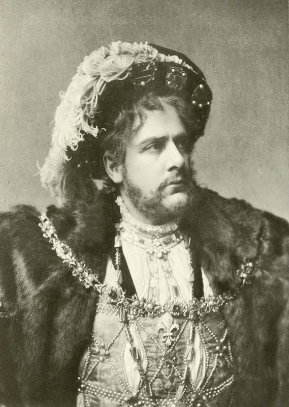 Mr William Terriss como Enrique VIII de English Photographer