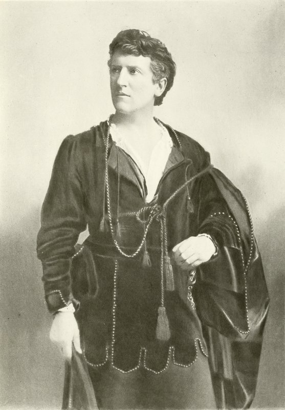 Mr Wilson Barrett como Hamlet (gravure) de English Photographer