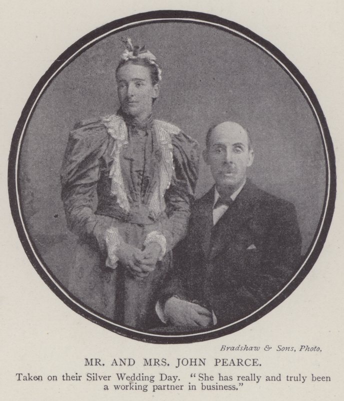 Sr. y Sra. John Pearce (foto b/n) de English Photographer