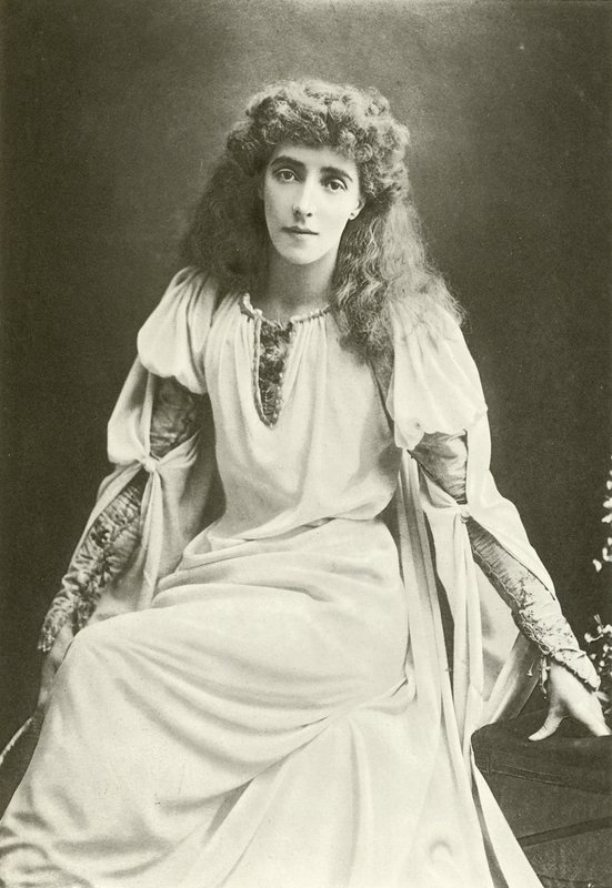 Mrs Beerbohm Tree como Ofelia (gravure) de English Photographer