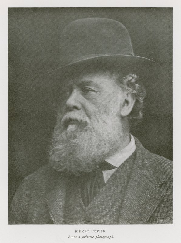 Myles Birket Foster, artista inglés (foto en b/n) de English Photographer