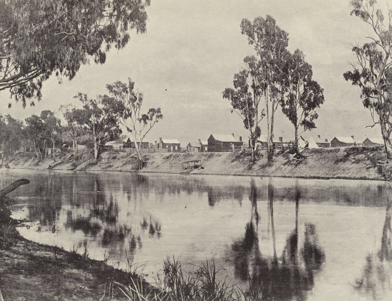 Estación nativa, Maloga, río Murray de English Photographer