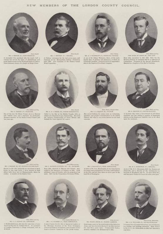 Nuevos Miembros del Consejo del Condado de Londres de English Photographer