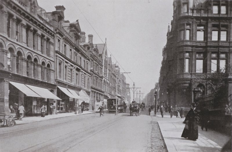 Newcastle, Calle Grainger, Oeste de English Photographer
