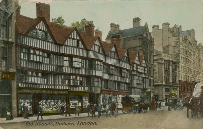 Casas Antiguas, Holborn, Londres de English Photographer