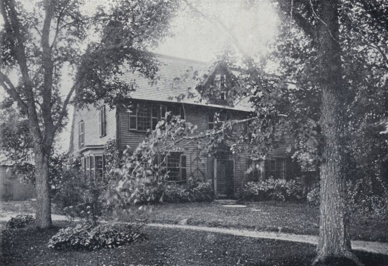 Old Manse, Salem, Massachusetts, hogar de Nathaniel Hawthorne de English Photographer