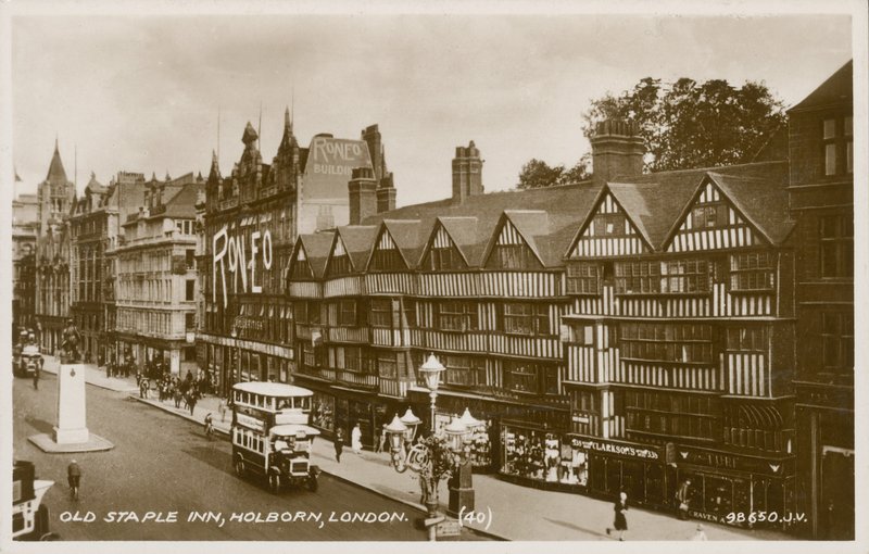 Antigua Posada Staple, Holborn, Londres de English Photographer