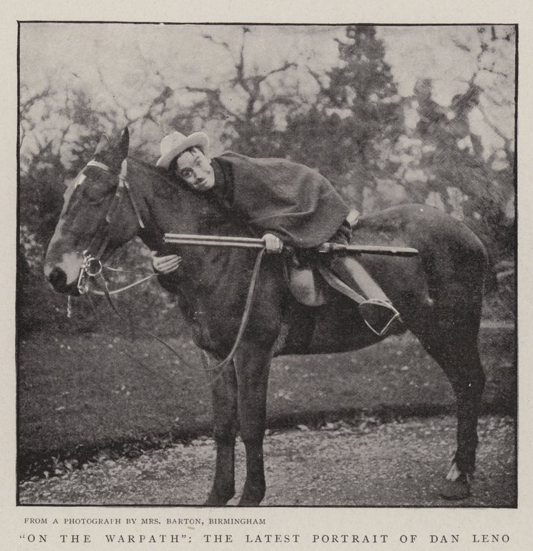 En la Senda de Guerra, el Último Retrato de Dan Leno de English Photographer