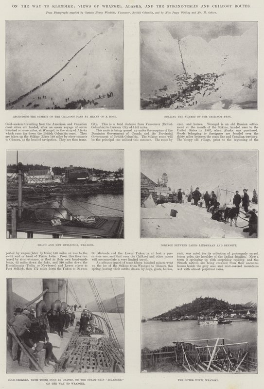 Camino a Klondike, vistas de Wrangel, Alaska, y las rutas Stikine-Teslin y Chilcoot de English Photographer