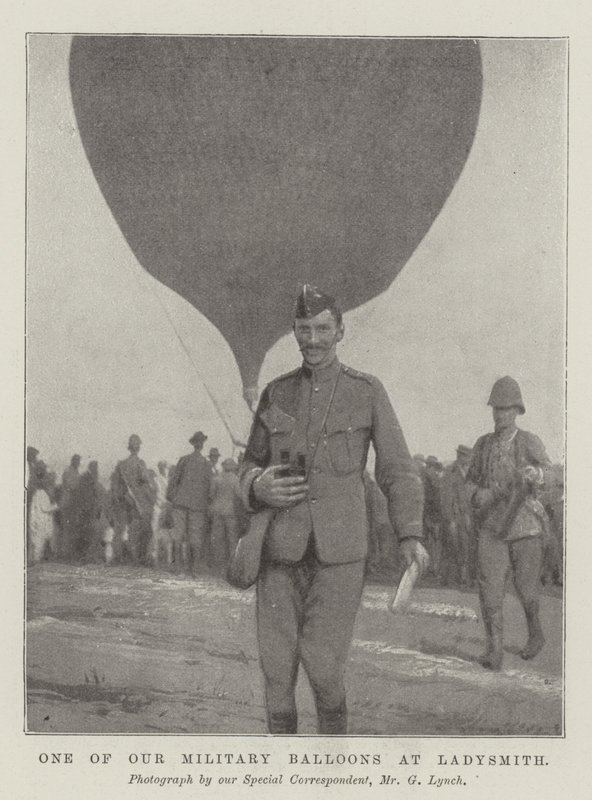 Uno de Nuestros Globos Militares en Ladysmith de English Photographer