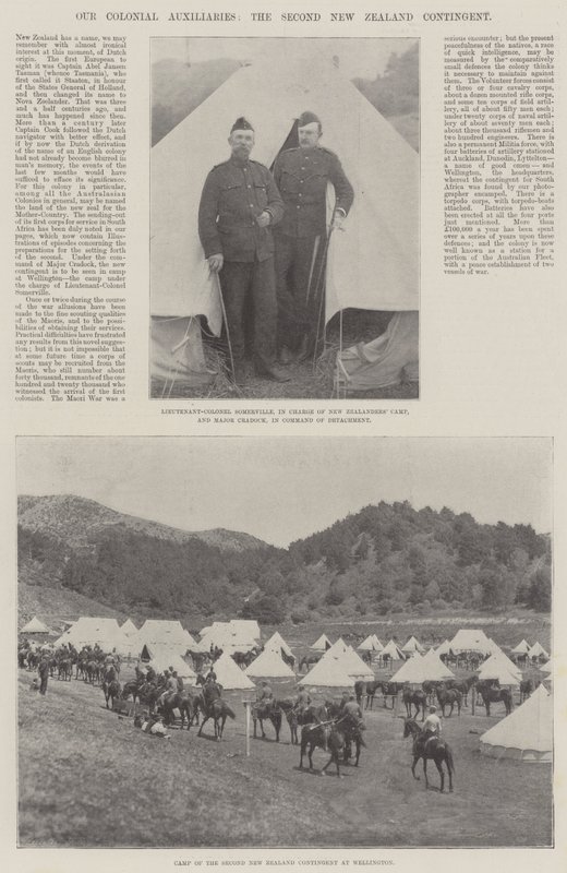 Nuestros Auxiliares Coloniales, el Segundo Contingente de Nueva Zelanda de English Photographer