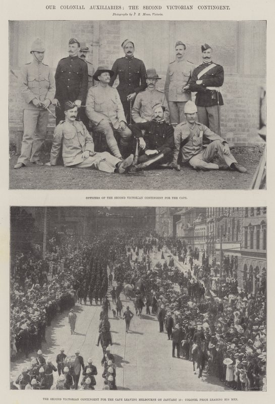 Nuestros Auxiliares Coloniales, el Segundo Contingente Victoriano de English Photographer