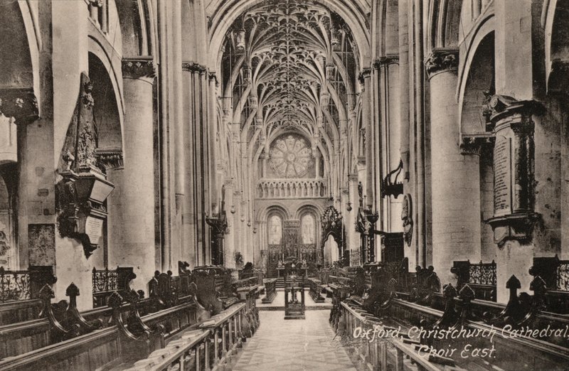 Oxford, Catedral de Christchurch, Coro Este de English Photographer
