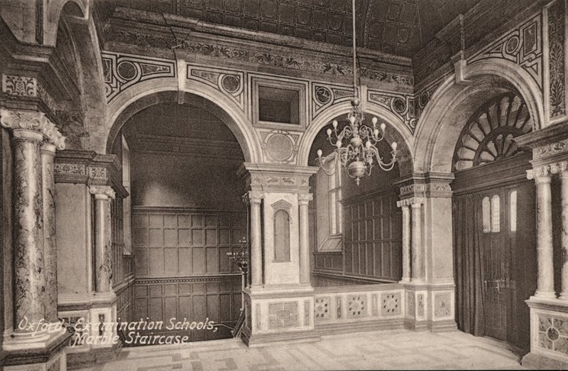 Escuelas de Examinación de Oxford, Escalera de Mármol de English Photographer