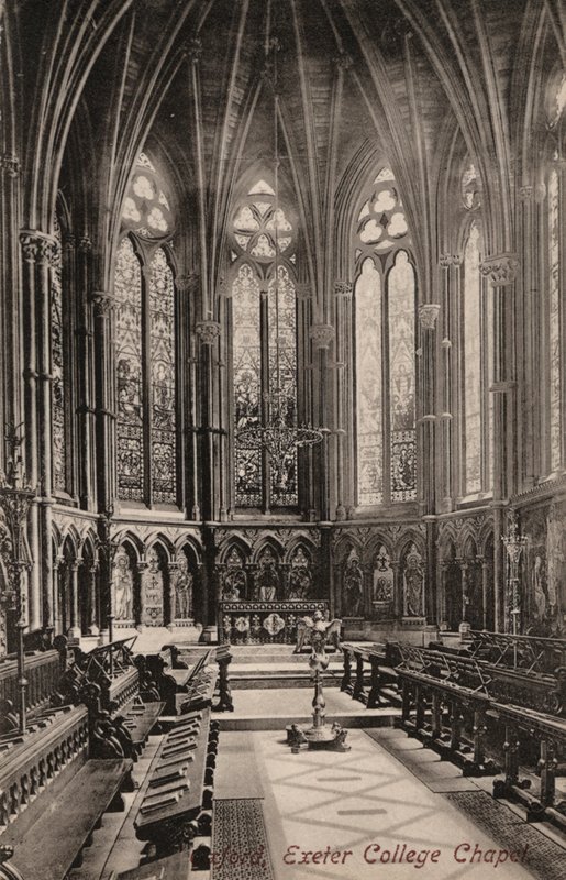 Oxford, Capilla del Exeter College de English Photographer