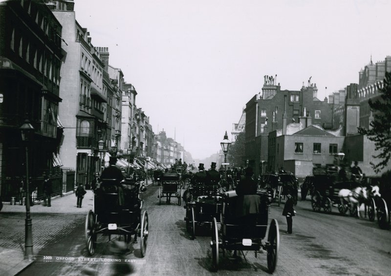 Oxford Street, Londres, mirando al este de English Photographer