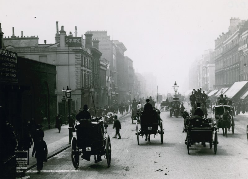 Calle Oxford, Londres; mirando al oeste de English Photographer