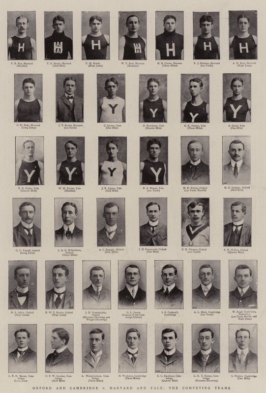 Oxford y Cambridge contra Harvard y Yale, los equipos competidores de English Photographer