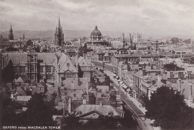 Oxford desde la Torre Magdalen de English Photographer