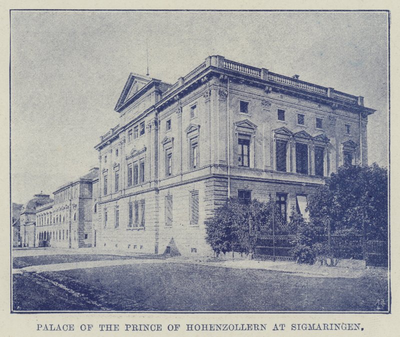 Palacio del príncipe de Hohenzollern en Sigmaringen de English Photographer