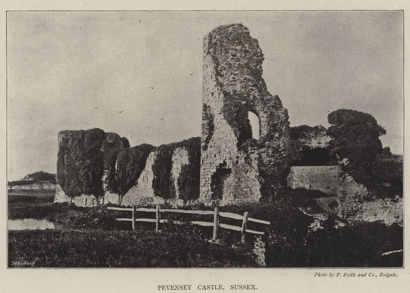 Castillo de Pevensey, Sussex de English Photographer