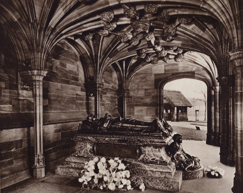 Port Sunlight: Tumbas del fundador, William Hesketh Lever, y su esposa de English Photographer