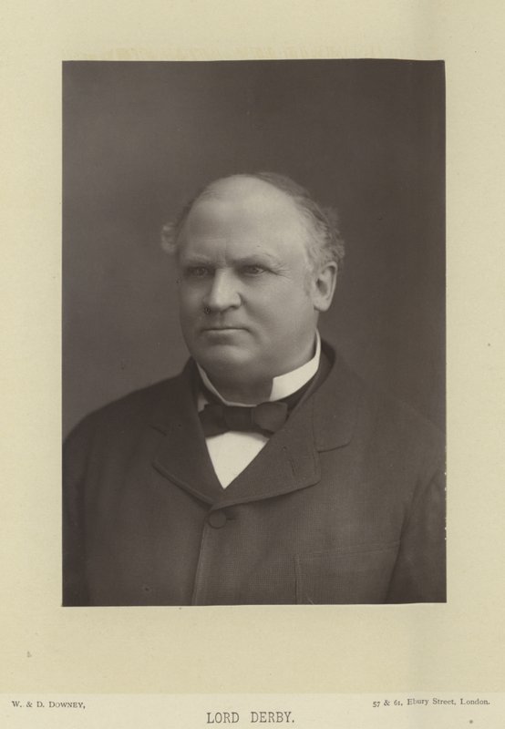 Retrato de Edward Stanley, Conde de Derby de English Photographer