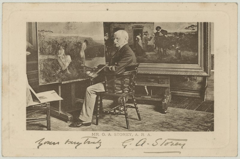 Retrato de G A Storey de English Photographer