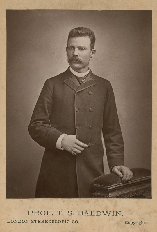 Retrato del Profesor Thomas Scott Baldwin de English Photographer