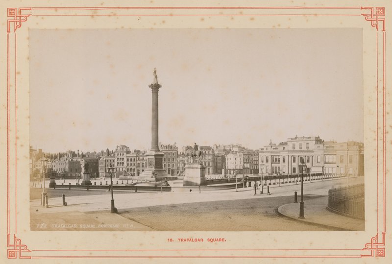 Postal con imagen de Trafalgar Square de English Photographer