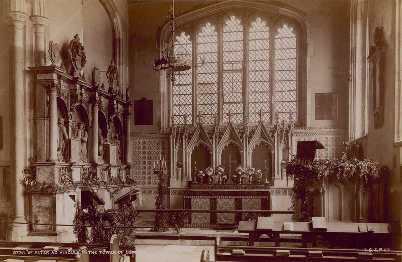 Postal con imagen de la Capilla Real de English Photographer