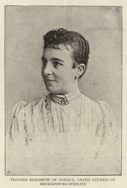 Princesa Isabel de Anhalt, Gran Duquesa de Mecklenburg-Strelitz de English Photographer