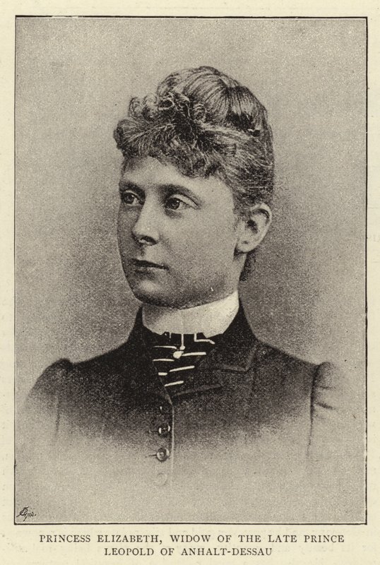 Princesa Isabel, viuda del Difunto Príncipe Leopoldo de Anhalt-Dessau de English Photographer