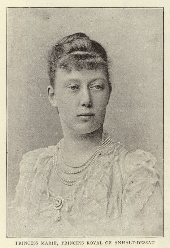 Princesa María, Princesa Real de Anhalt-Dessau de English Photographer
