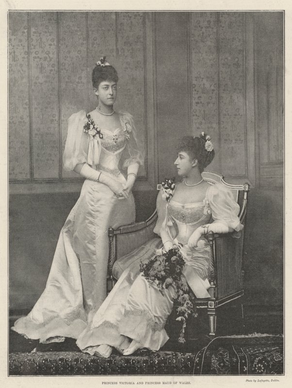 Princesa Victoria y Princesa Maud de Gales de English Photographer